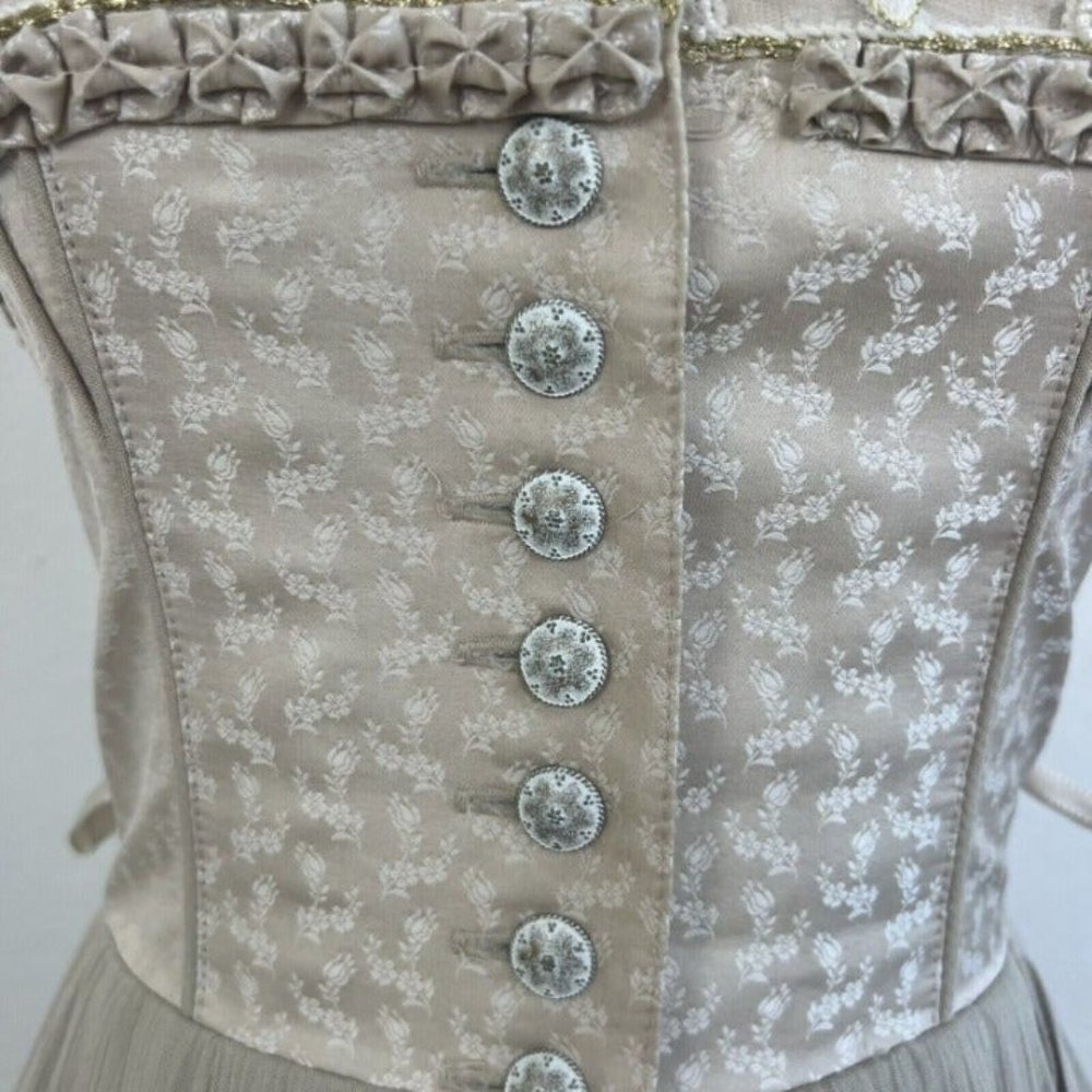 Lisas Landhouse Vintage Trachten Dirndl German Folk Maxi Dress size EU 34 (6) - Picture 10 of 12